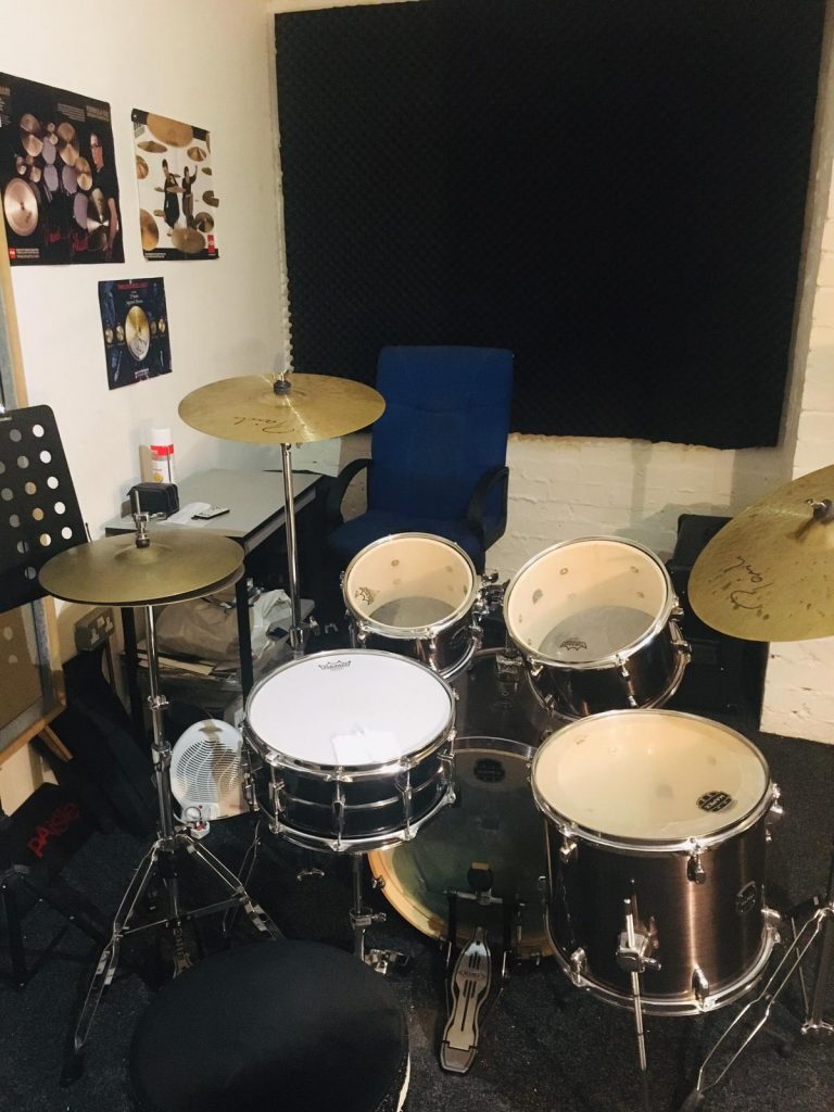 Drum Kit in Studio in Liverpool